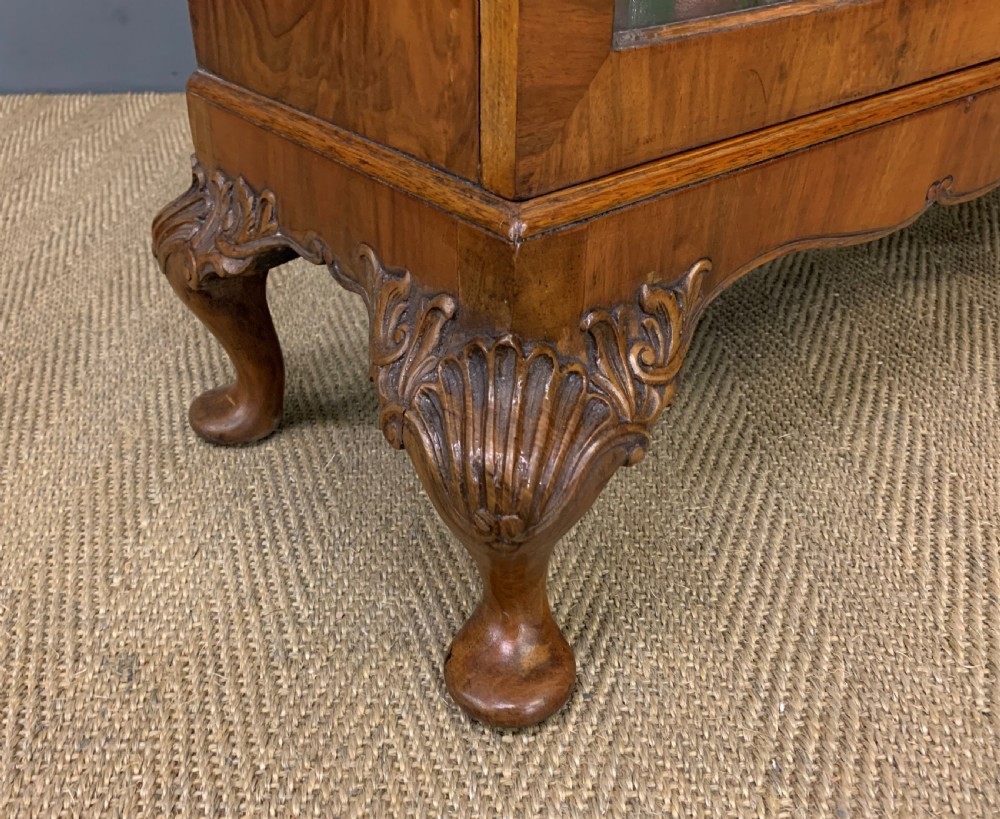 Burr Walnut Bookcase View V