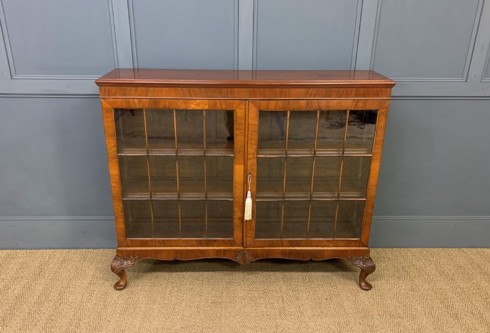 Burr Walnut Bookcase View VIII