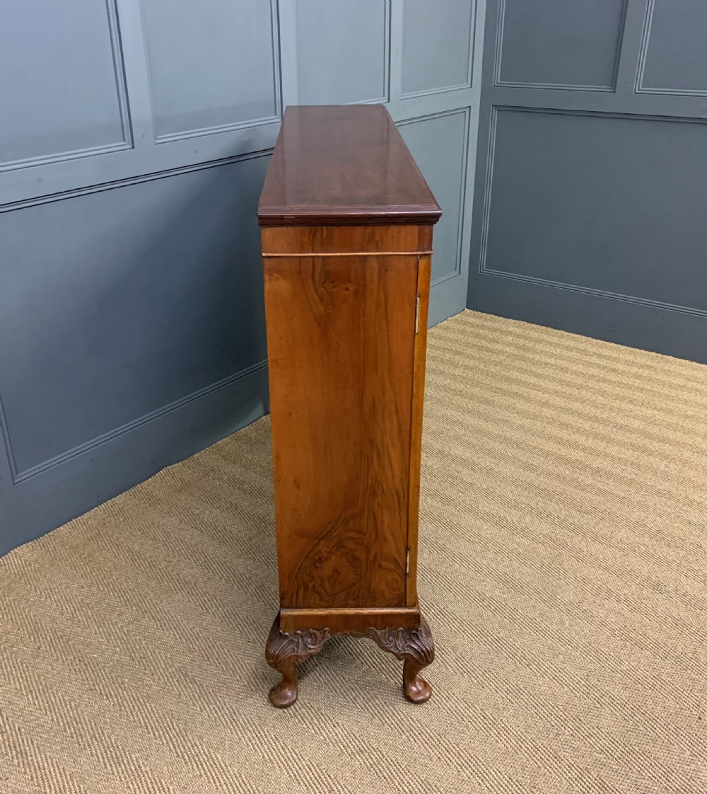 Burr Walnut Bookcase View XI