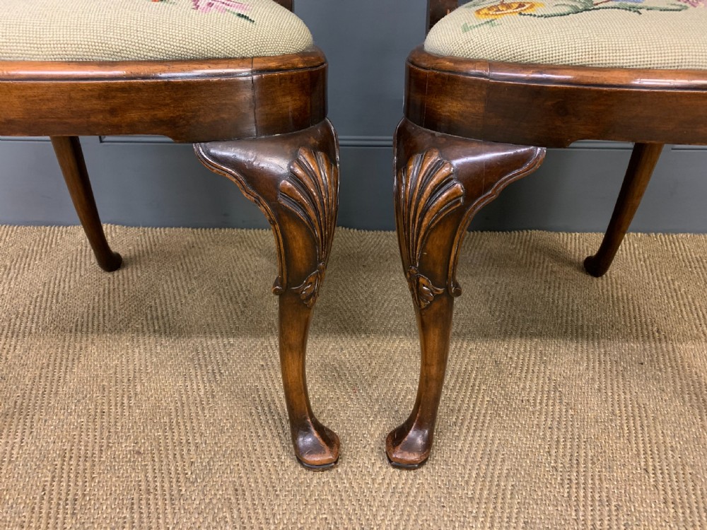 Pair of Burr Walnut Chairs View V