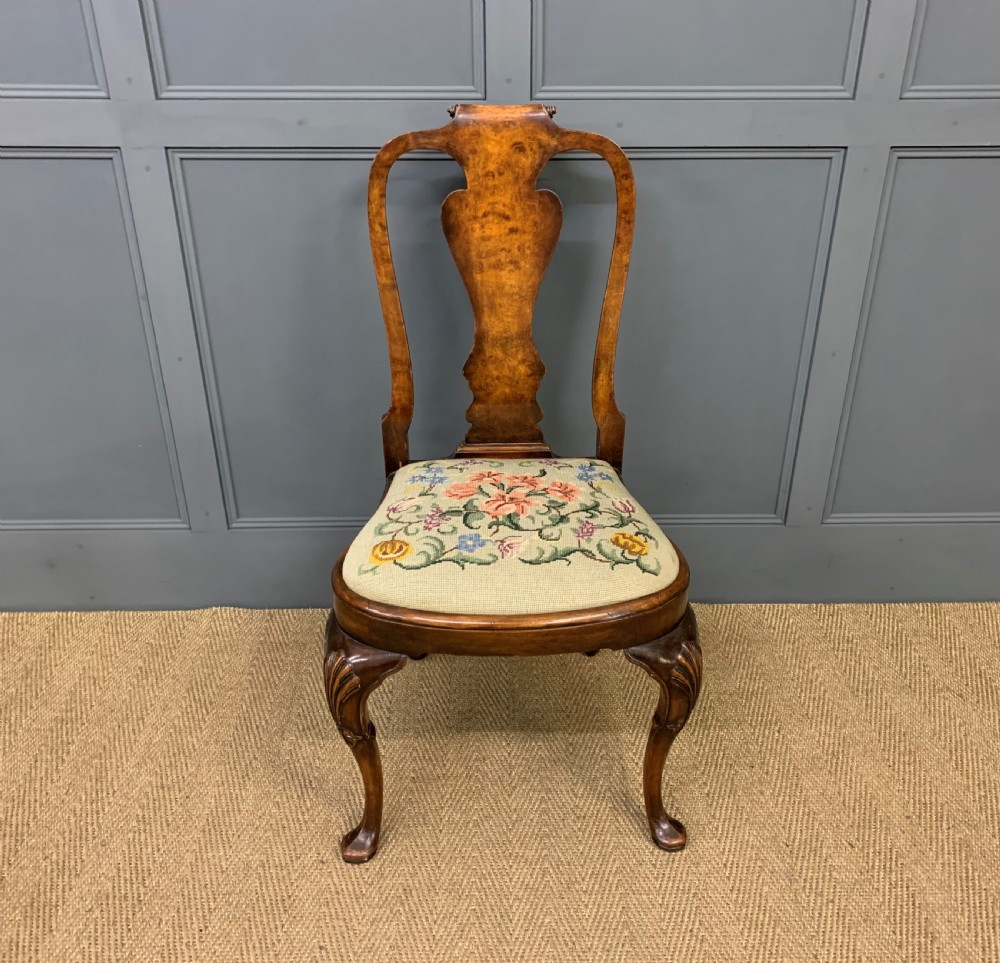 Pair of Burr Walnut Chairs View VIII