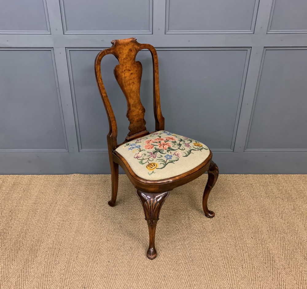 Pair of Burr Walnut Chairs View X