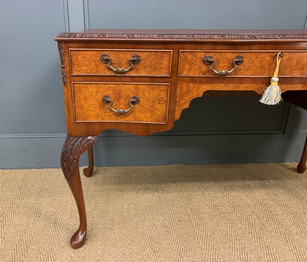 Burr Walnut Writing Desk View VIII