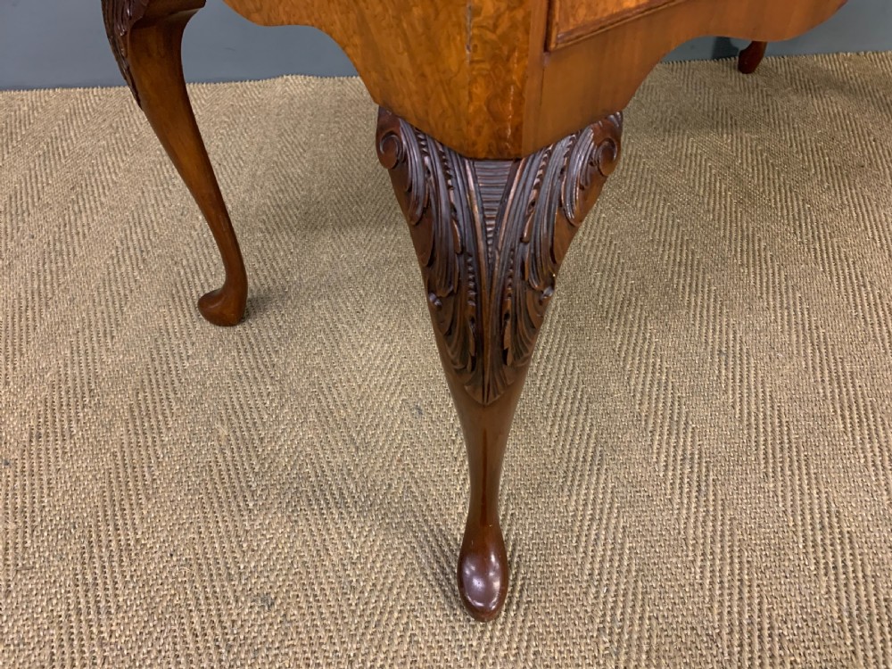 Burr Walnut Writing Desk View XI