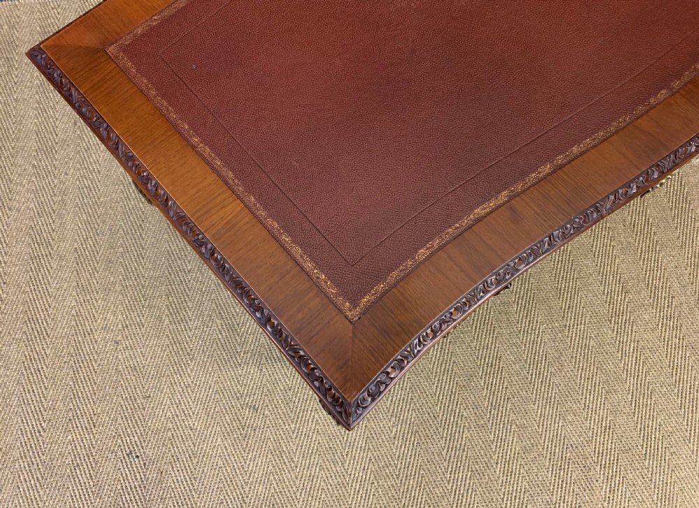 Burr Walnut Writing Desk View XIII