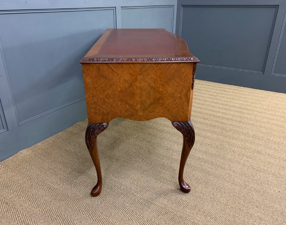 Burr Walnut Writing Desk View XIV