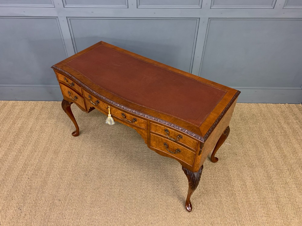 Burr Walnut Writing Desk View XVI
