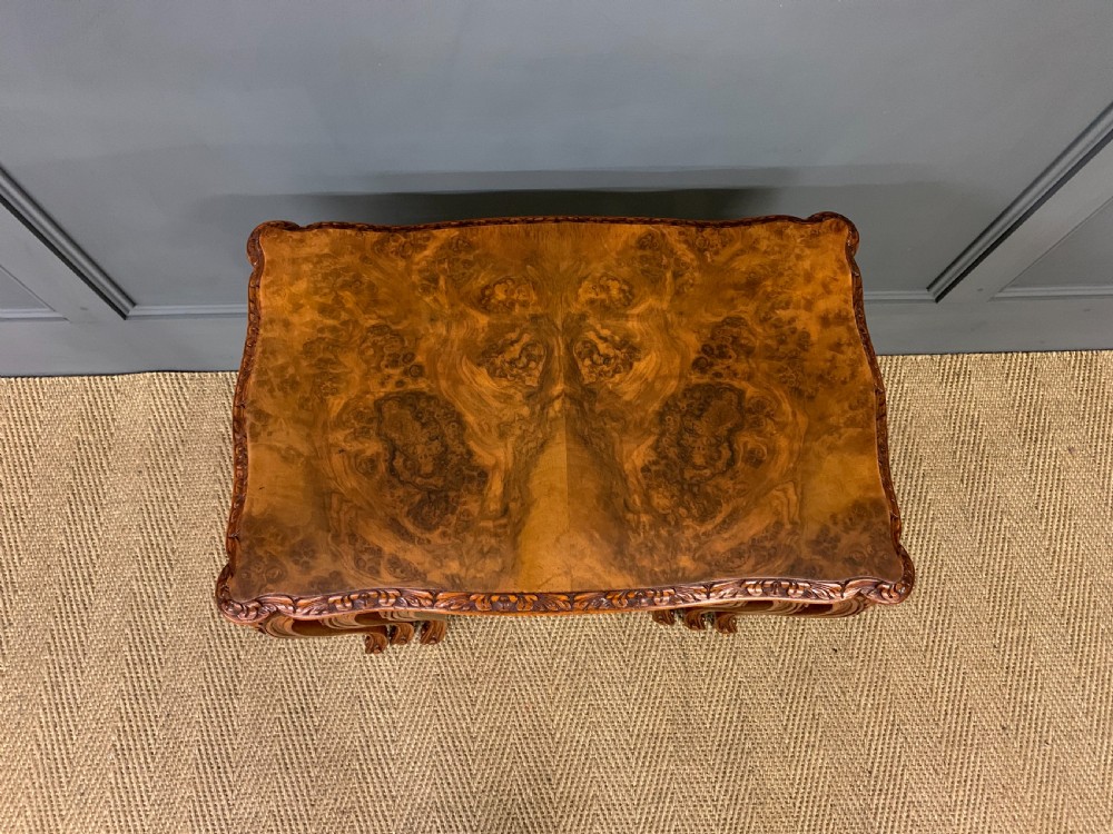 Nest of 3 Burr Walnut Tables View VIII