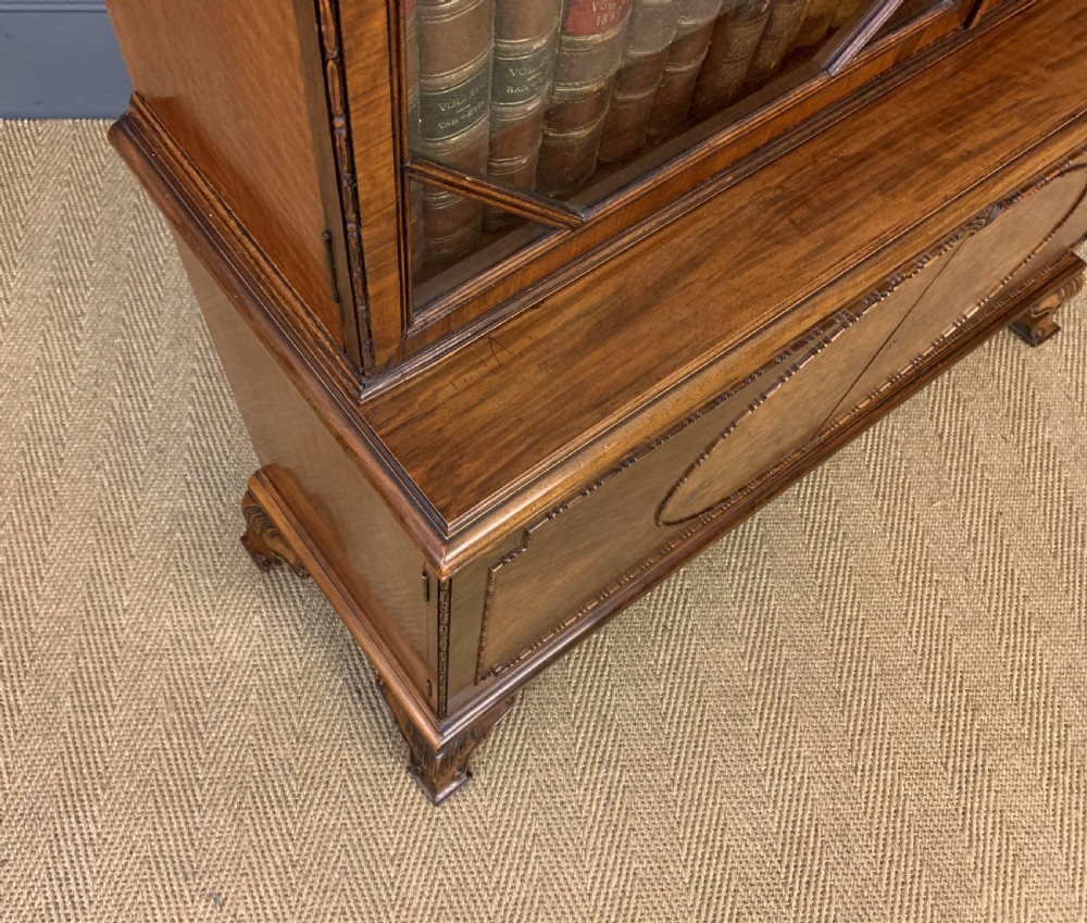 Burr Walnut Bookcase by Jas Shoolbred View V