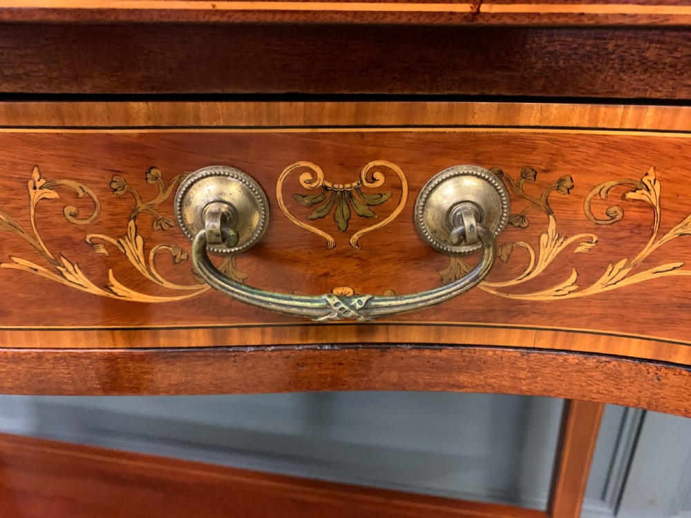 Edwards and Roberts Inlaid Mahogany Display Cabinet View VIII