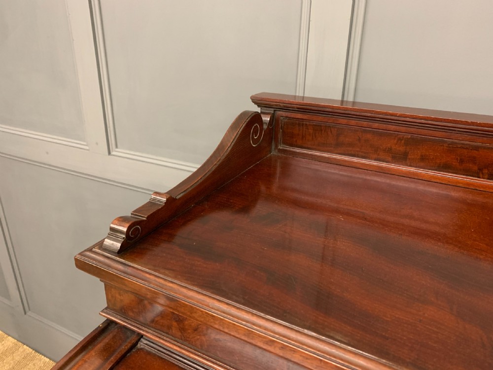 Edwards and Roberts Victorian Mahogany Cylinder Desk View VII