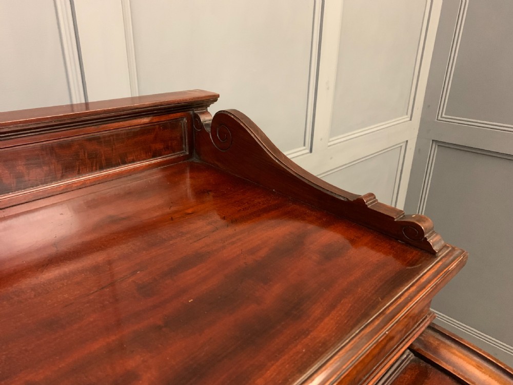 Edwards and Roberts Victorian Mahogany Cylinder Desk View VIII