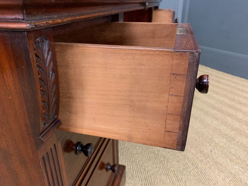 Edwards and Roberts Victorian Mahogany Cylinder Desk View XXVI