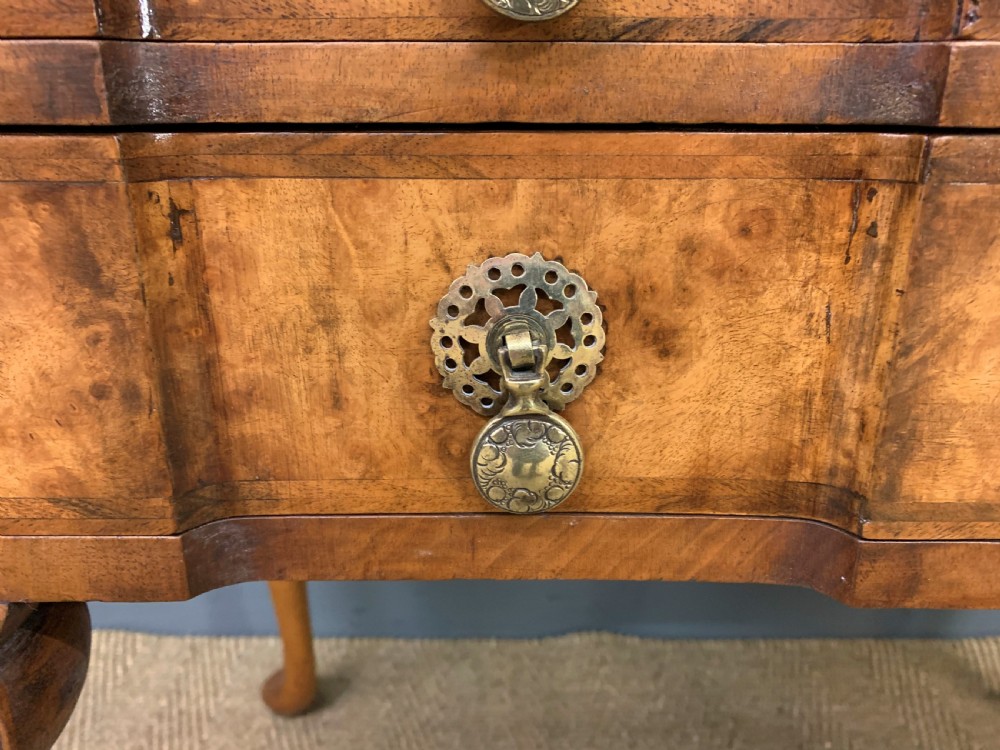 Burr Walnut Bureau Cabinet by Maple and Co. View IX