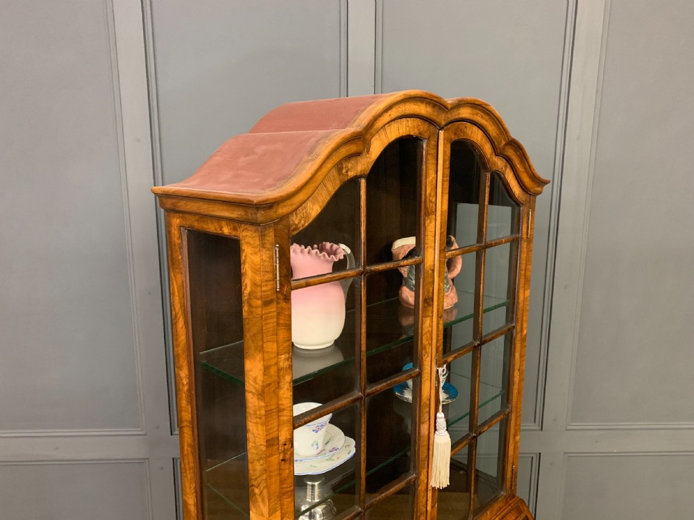Burr Walnut Bureau Cabinet by Maple and Co. View XVIII
