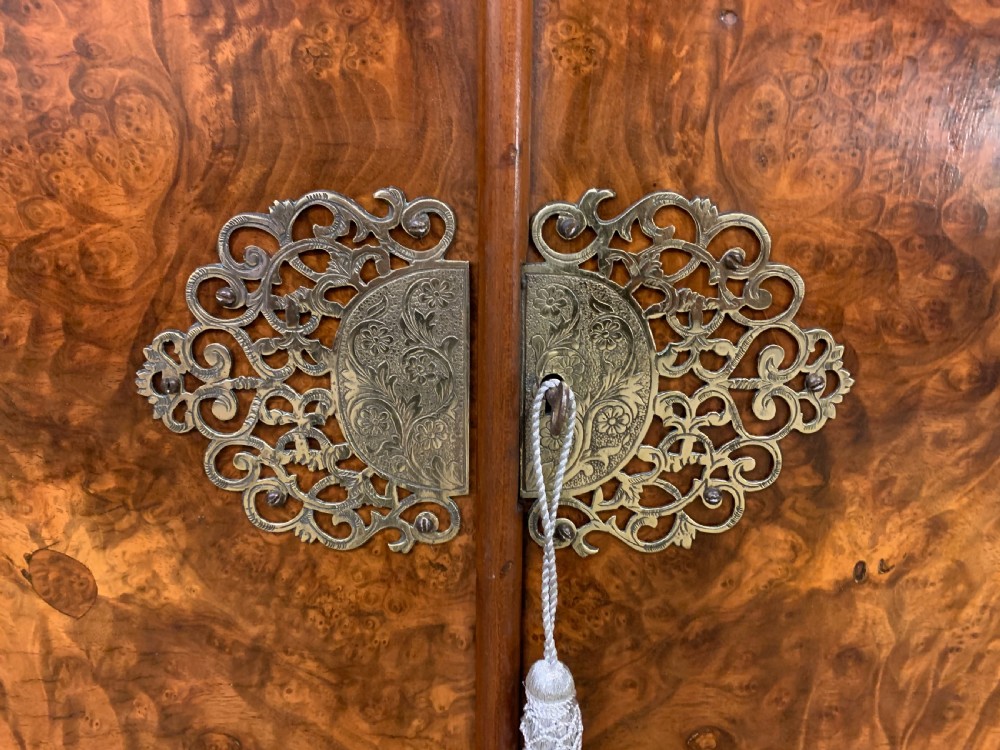 Burr Walnut Linen Press View IV