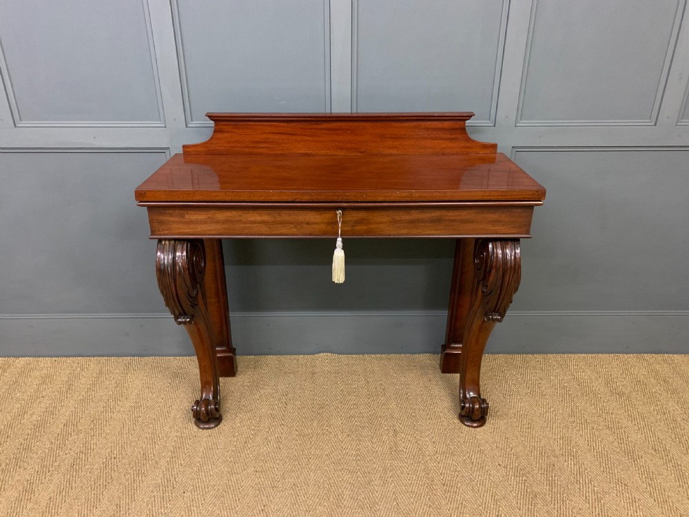 Early 19th Century Mahogany Console Table View VI