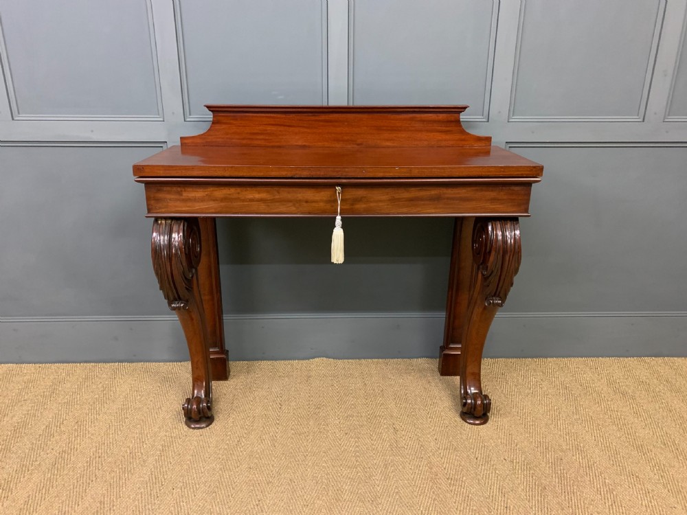 Early 19th Century Mahogany Console Table View VII
