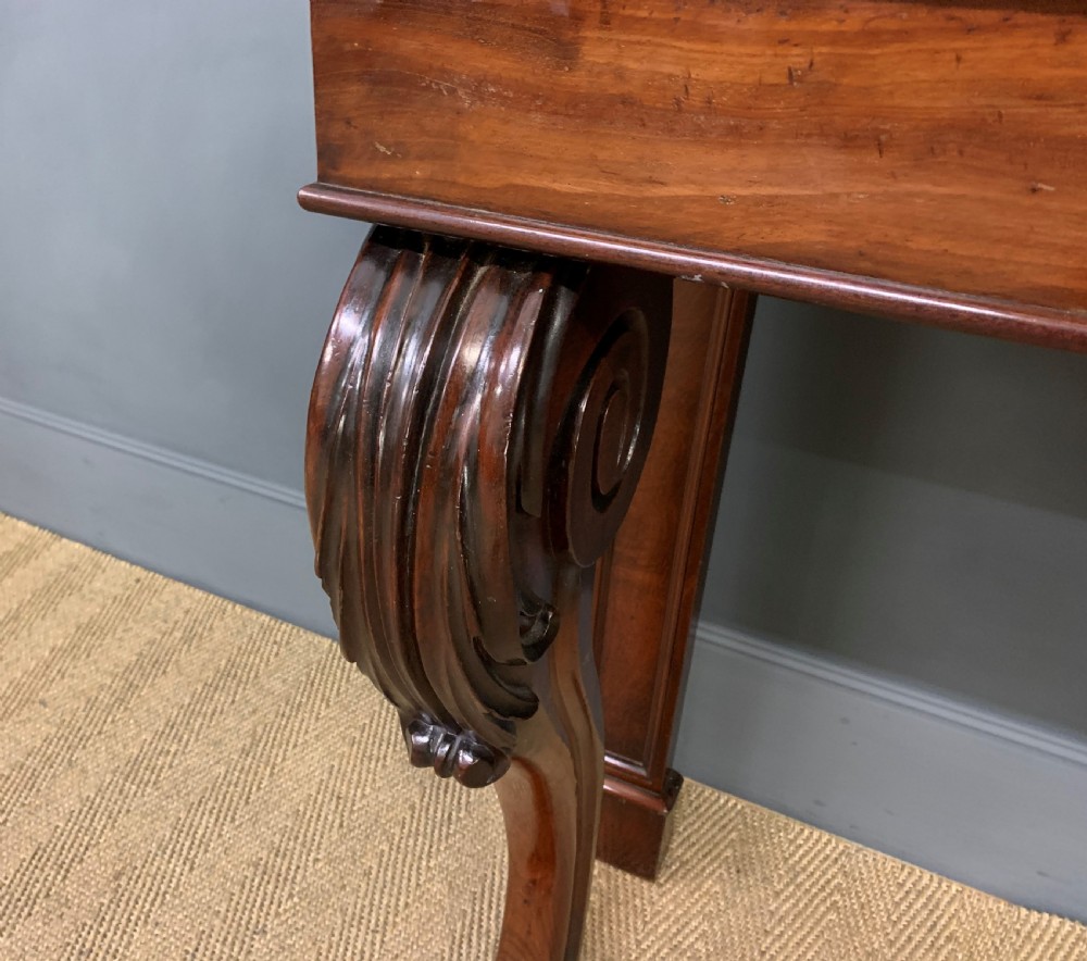 Early 19th Century Mahogany Console Table View VIII