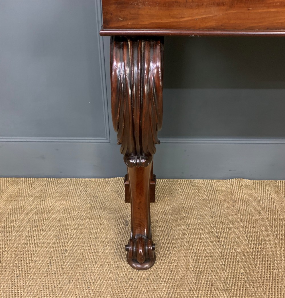 Early 19th Century Mahogany Console Table View IX