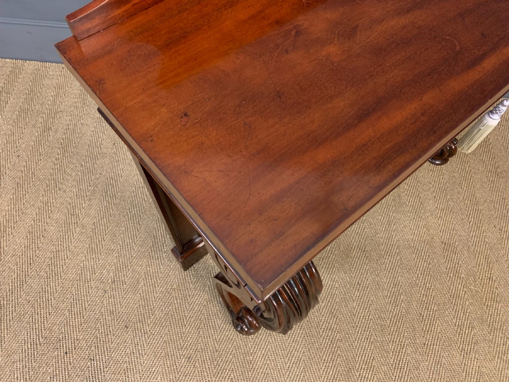 Early 19th Century Mahogany Console Table View XII