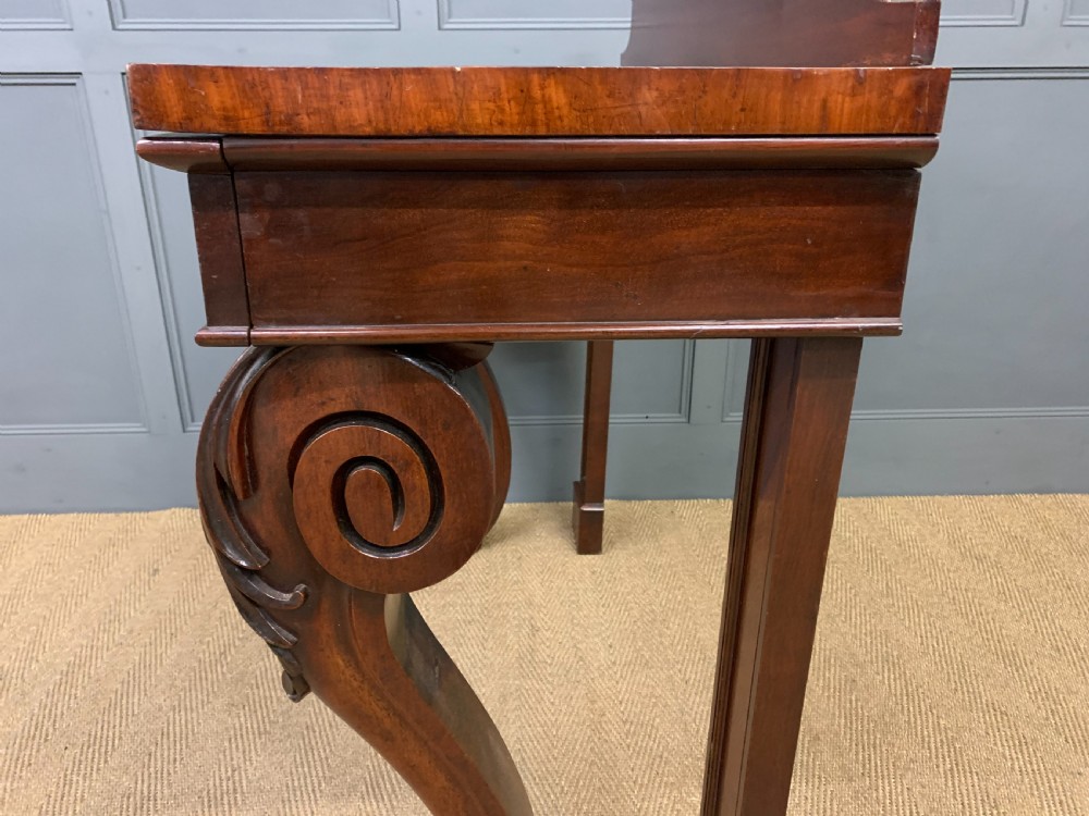 Early 19th Century Mahogany Console Table View XVII