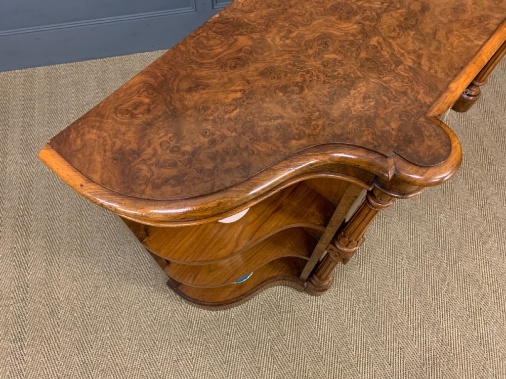 Victorian Burr Walnut Side Cabinet View XVI