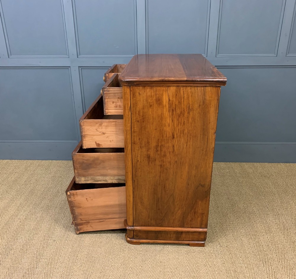 Victorian Walnut Chest of Drawers View V