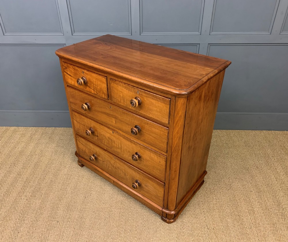 Victorian Walnut Chest of Drawers View XIII