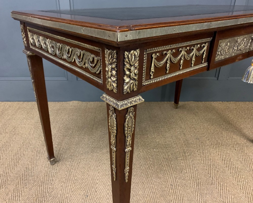 French Mahogany Ormolu Mounted Writing Table View XIII