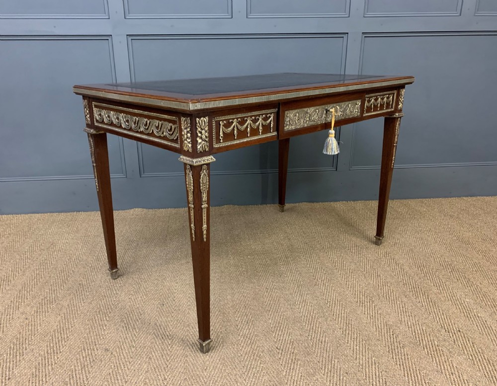 French Mahogany Ormolu Mounted Writing Table View XIV