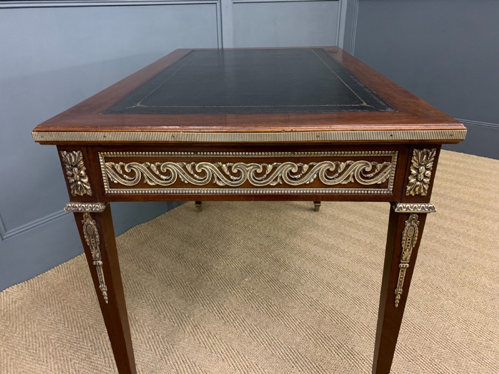 French Mahogany Ormolu Mounted Writing Table View XV