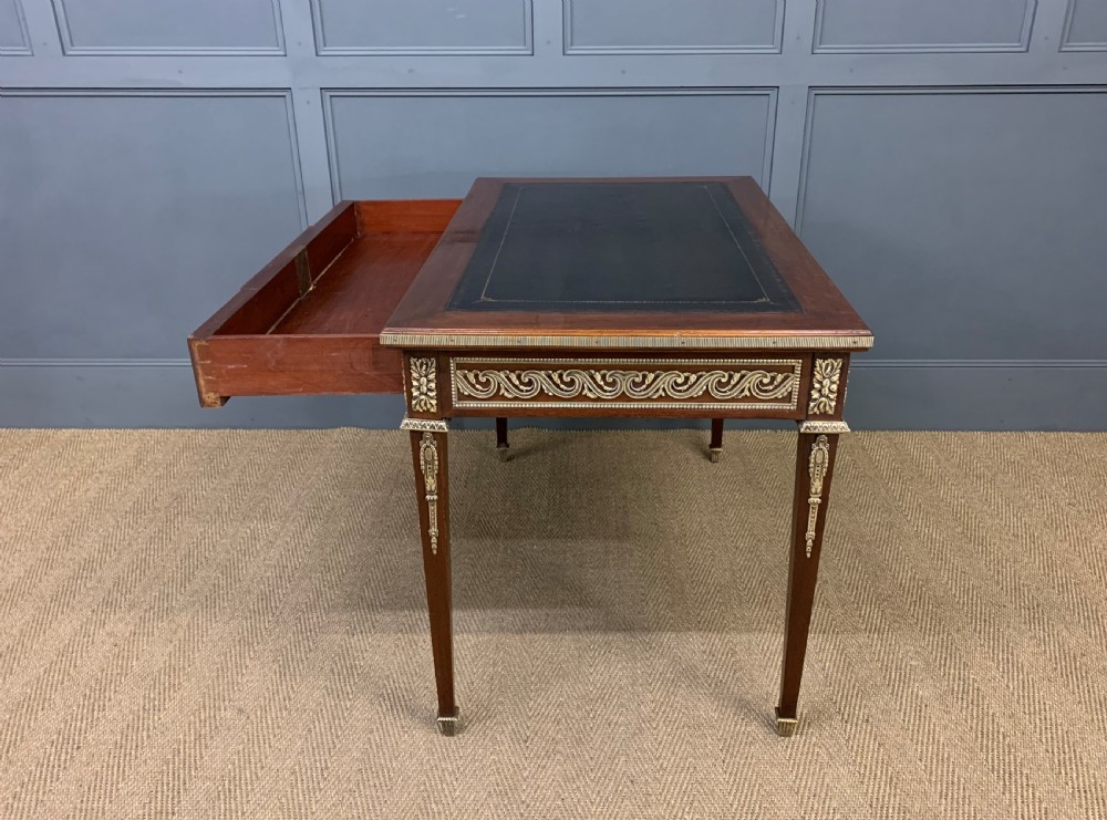 French Mahogany Ormolu Mounted Writing Table View XVIII