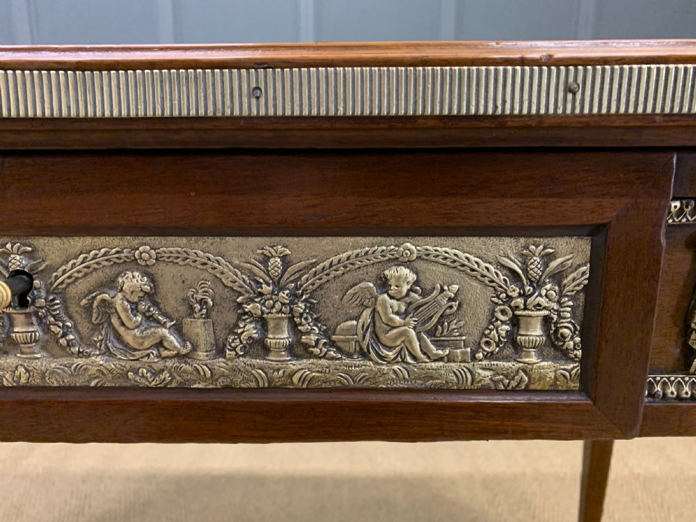French Mahogany Ormolu Mounted Writing Table View XX