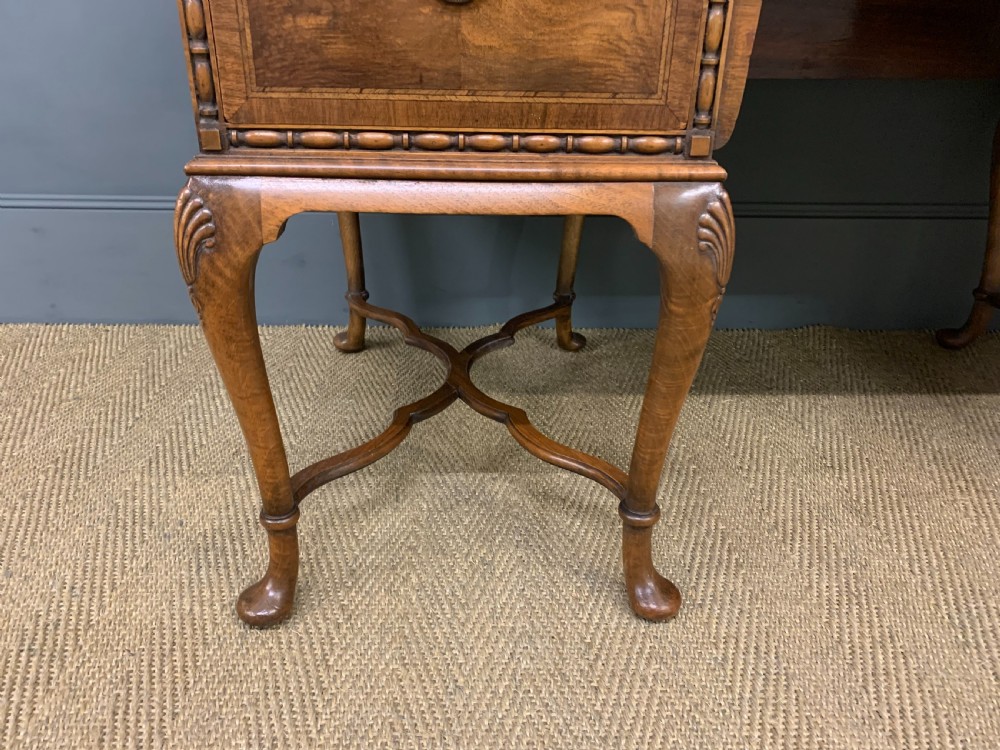 Substantial Burr Walnut Dressing Table View II