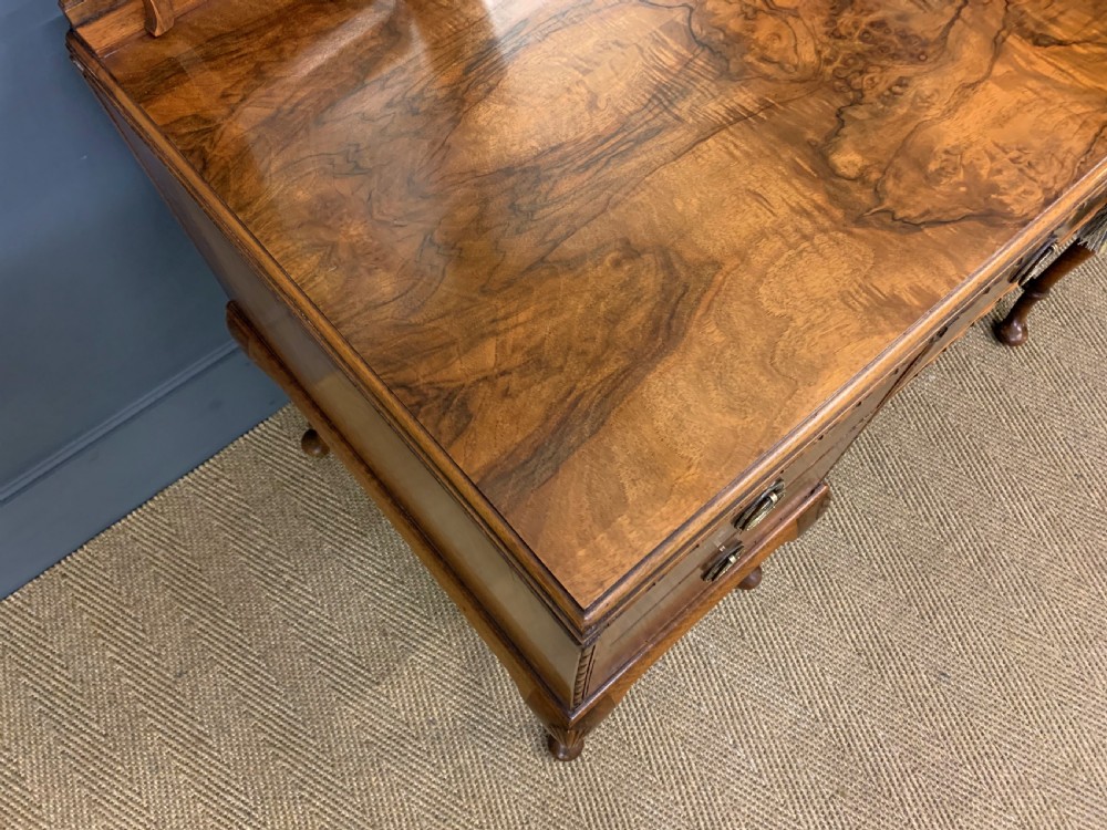Substantial Burr Walnut Dressing Table View XI