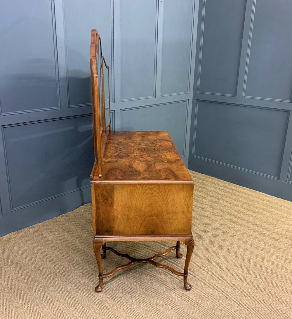 Substantial Burr Walnut Dressing Table View XIII
