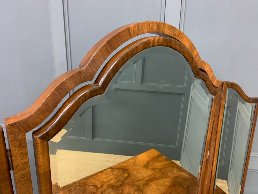 Substantial Burr Walnut Dressing Table View XV