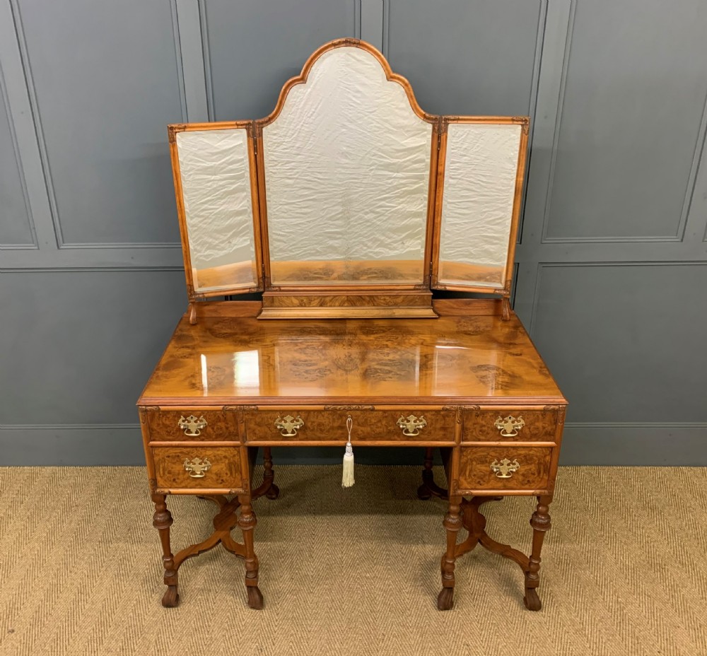 Burr Walnut Dressing Table View II