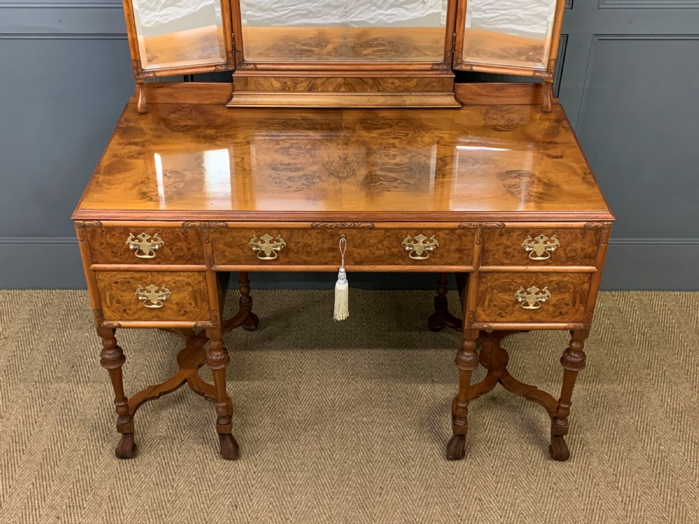 Burr Walnut Dressing Table View VII