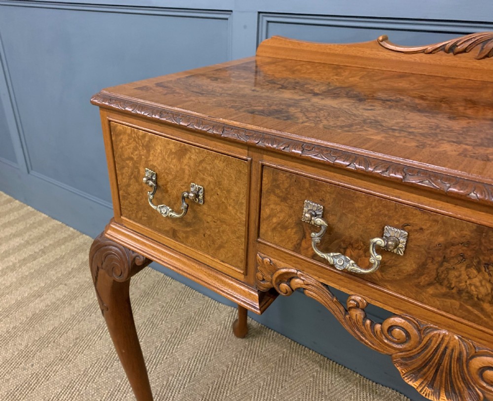 Burr Walnut Side Table View IV