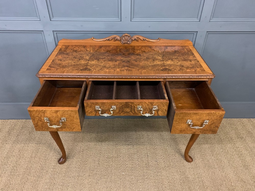 Burr Walnut Side Table View XI