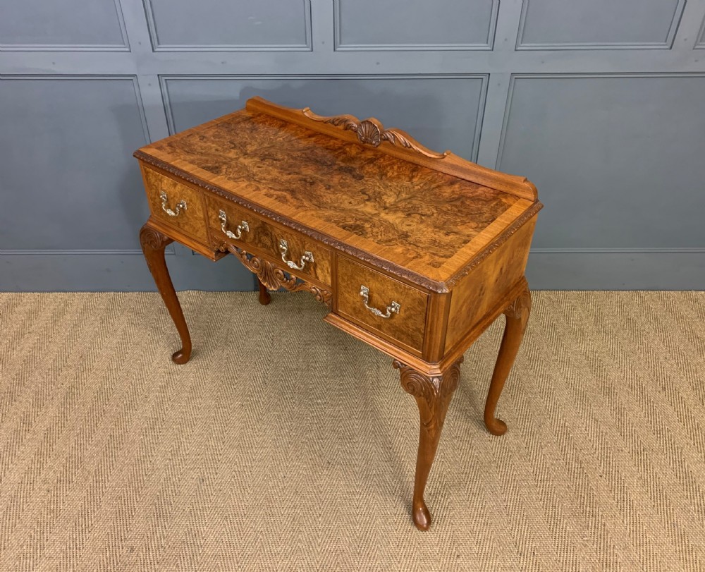 Burr Walnut Side Table View XVII