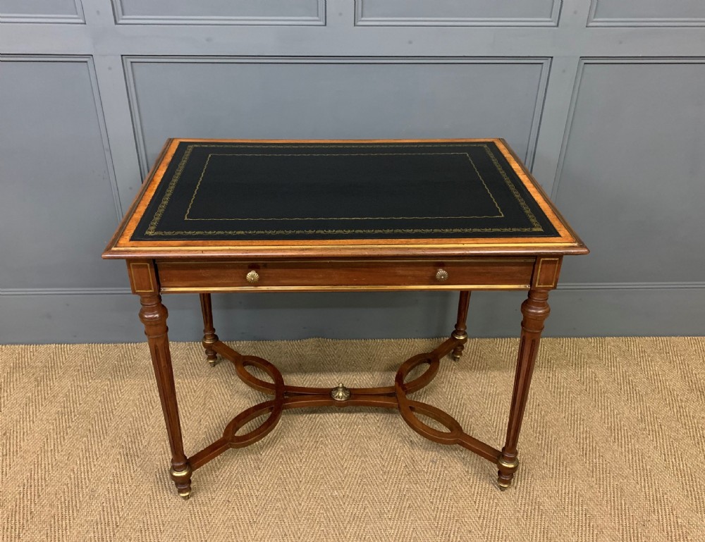French Mahogany Writing Table View VI