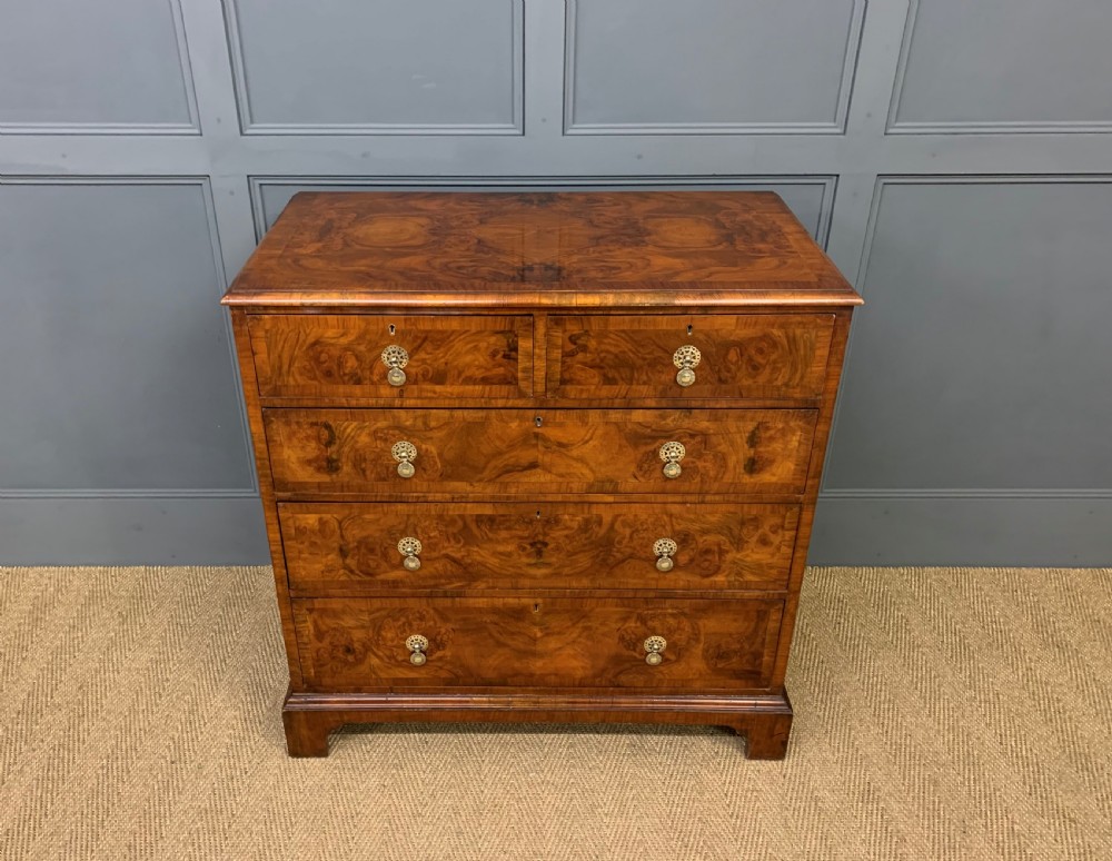 Burr Walnut Chest of Drawers