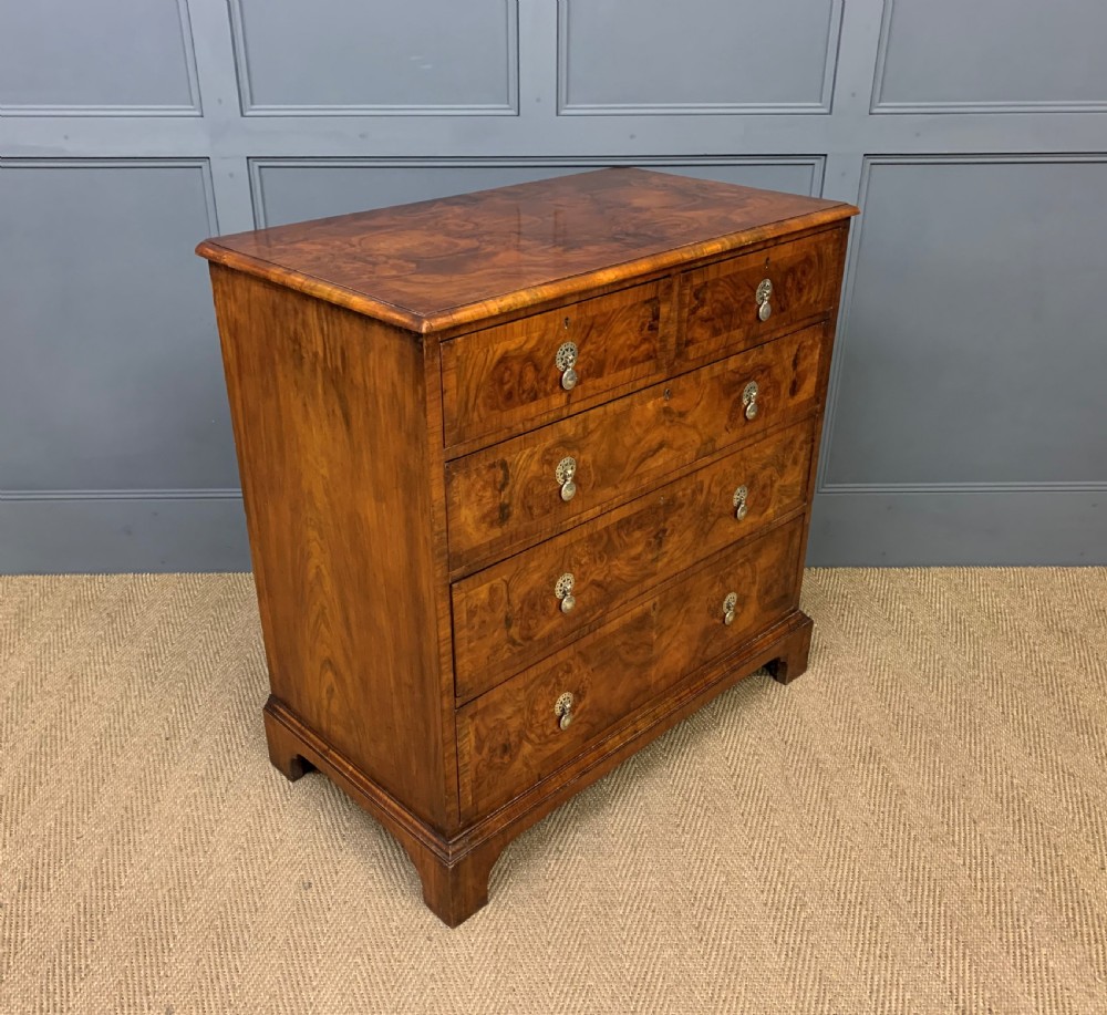 Burr Walnut Chest of Drawers View IV