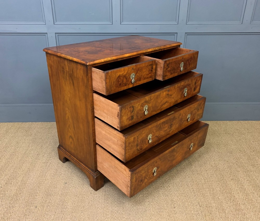 Burr Walnut Chest of Drawers View V