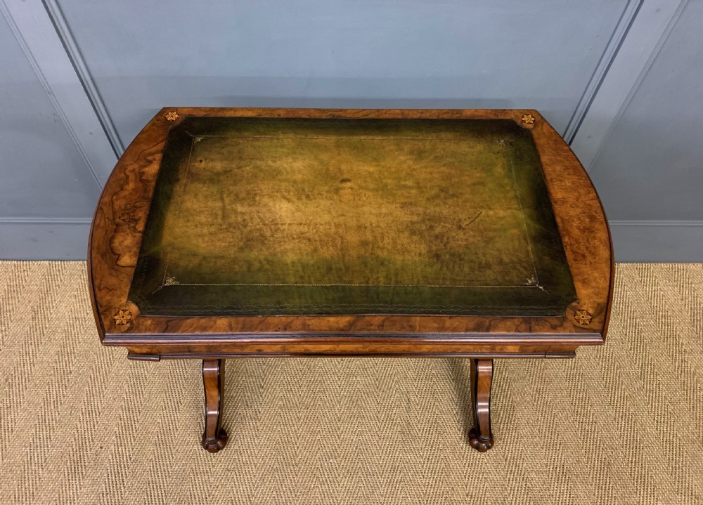 Victorian Burr Walnut Writing Table View III