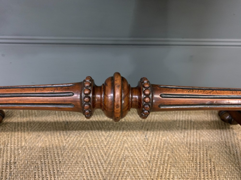 Victorian Burr Walnut Writing Table View VII