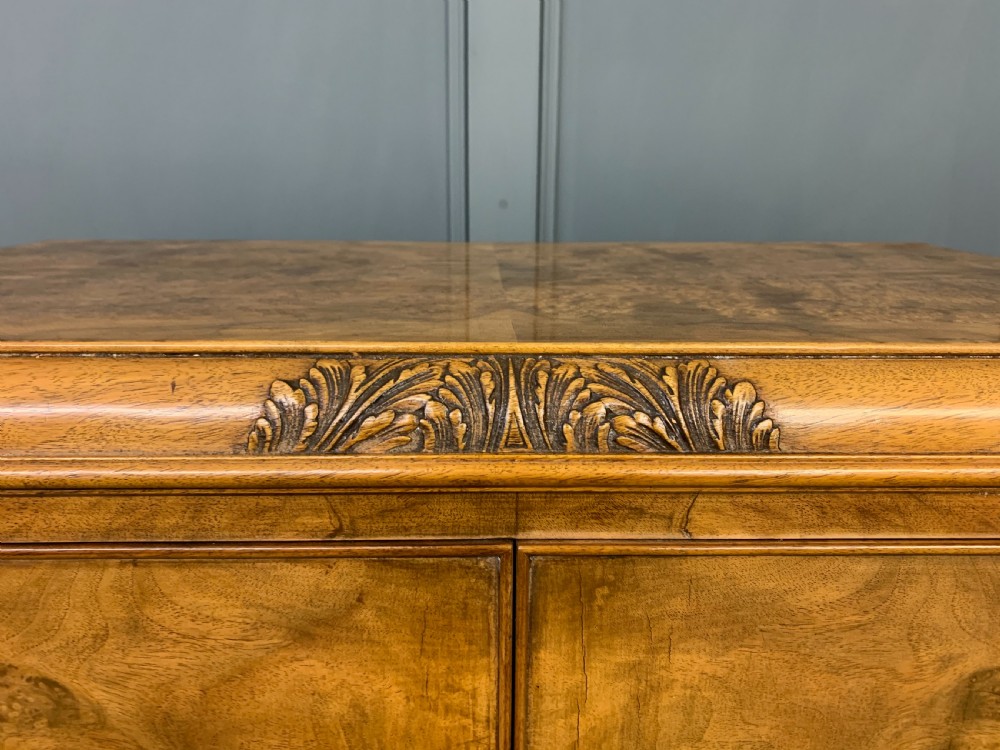 Burr Walnut Cocktail Cabinet View XI